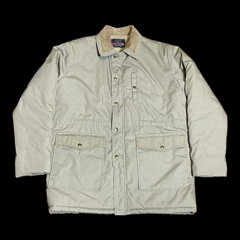 Vintage Westwind Sportswear Coat Western Cowboy Rugged Men XL 25x32 Jacket